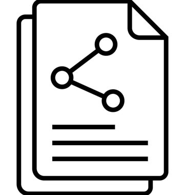 İçerik vektör simge paylaşımı