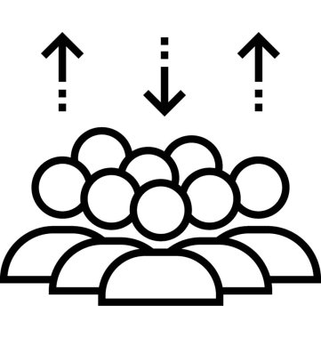 takım çalışma vektör simgesi