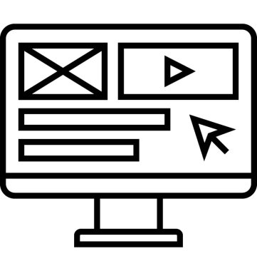 Video prodüksiyon vektör simgesi