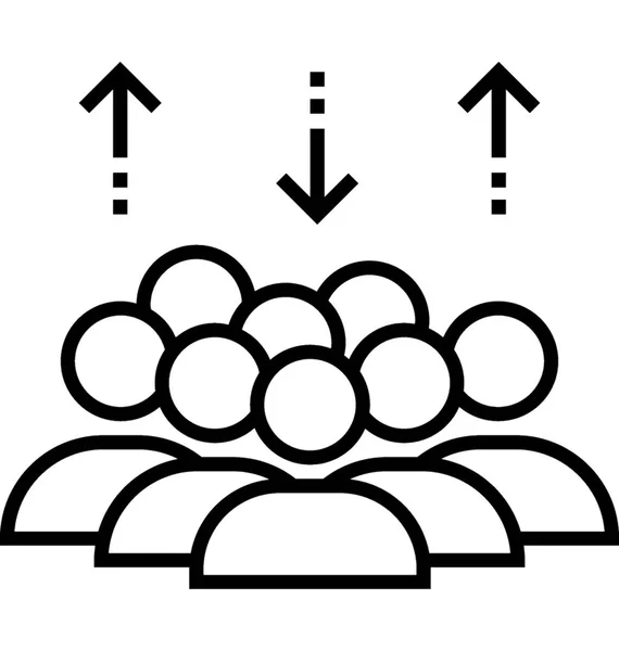 Командна Робота Векторна Піктограма — стоковий вектор