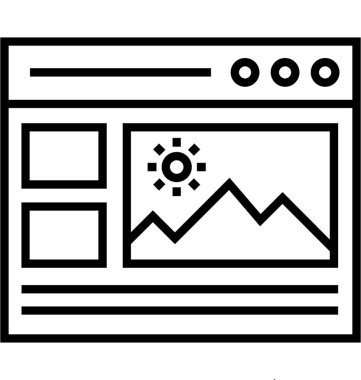 Ana sanat vektör simgesi