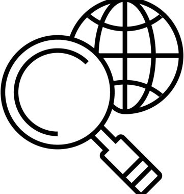 Araştırma vektör simge yapıyor