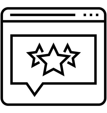 Ürün bir daha gözden geçirme vektör simgesi