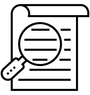 Vaka çalışması vektör simgesi