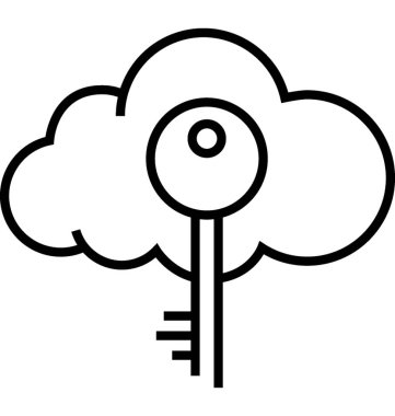 Çoklu oturum açma üzerinde vektör simgesi