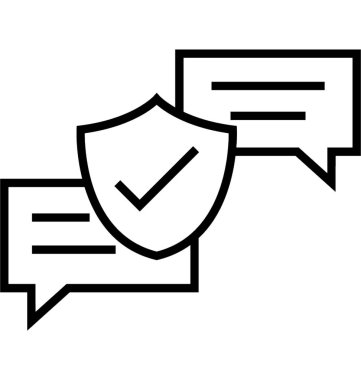 Im virüsten koruma vektör simgesi