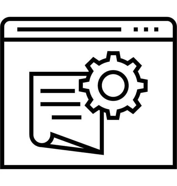 Solides Taskmanagement Vektor Symbol — Stockvektor