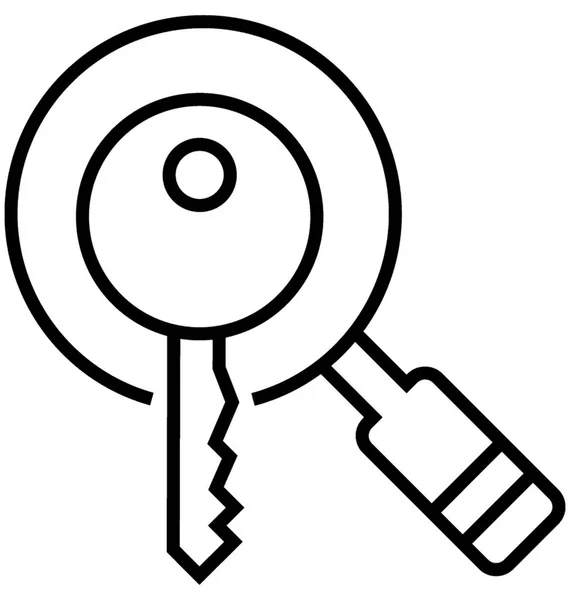Ключове Слово Досліджень Векторної Icon — стоковий вектор