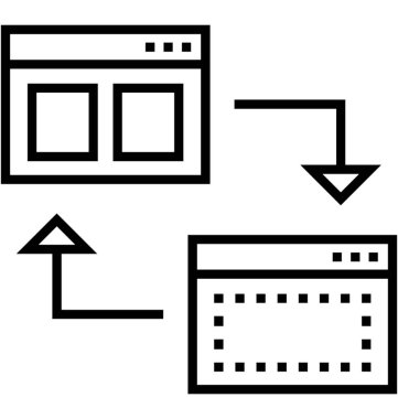 Tel çerçeve tasarım vektör simgesi