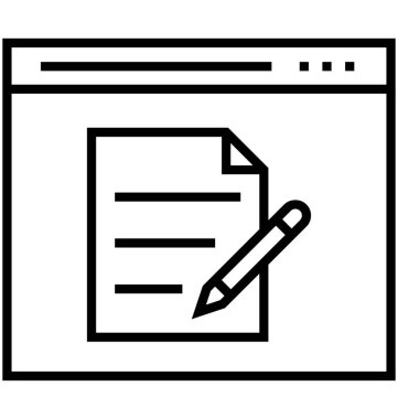 Katı görev yönetimi vektör simgesi