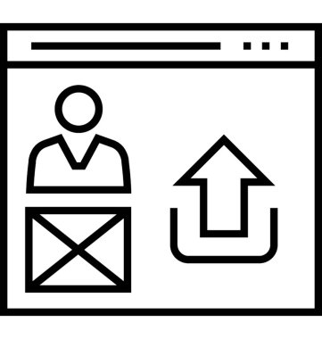 Vektör simge oturum