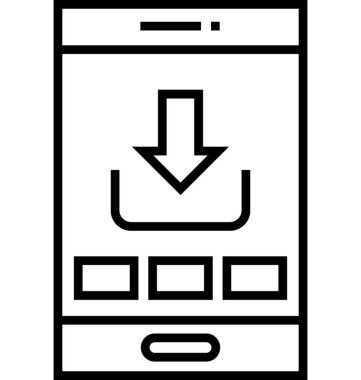 Download uygulama vektör simge