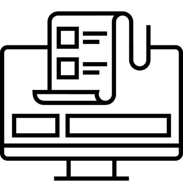 Abonelik modeli vektör simgesi