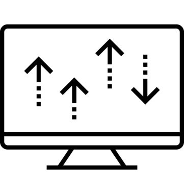 Web Analytics vektör simgesi
