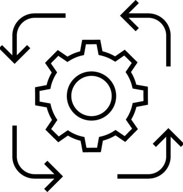 Proje gelir vektör simgesi