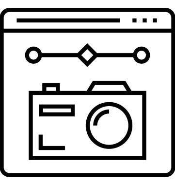 Photo Editor vektör simgesi