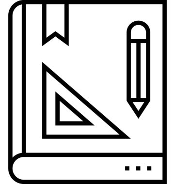 Marka kitap vektör simgesi