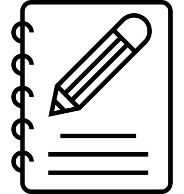 Adım planlama vektör simgesi