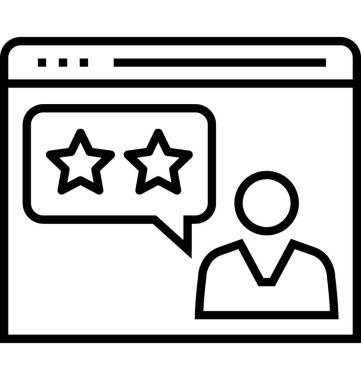 Müşteri memnuniyeti vektör simgesi