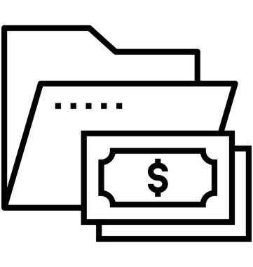 Finansal veriler vektör simgesi