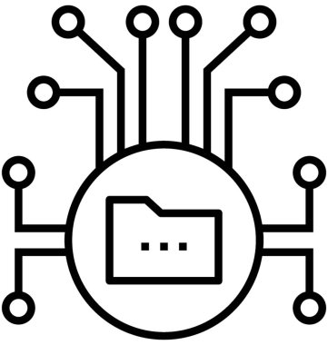 ağ paylaşım vektörü simgesi