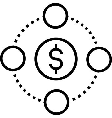 affiliate pazarlama vektör simgesi