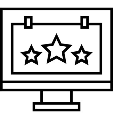 Olaylar satırı vektör simgesi