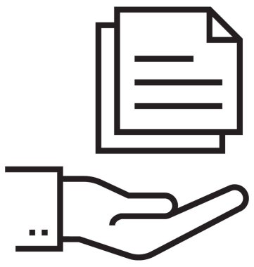 İçerik sağlayıcı vektör simgesi