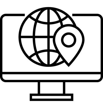 IP satırı vektör simgesi