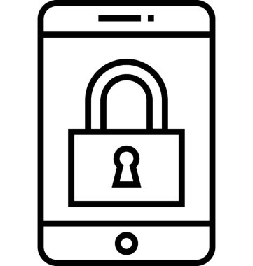 koruma satırı vektör simgesi