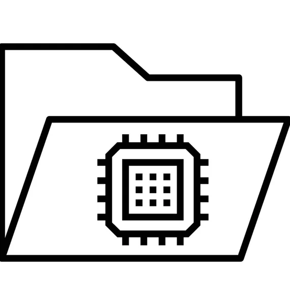 Produits Numériques Icône Vectorielle — Image vectorielle