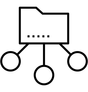 İçerik vektör simge paylaşımı