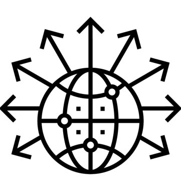 genel ağ vektör simgesi