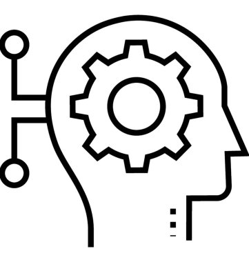 Öğrenme satırı vektör simgesi