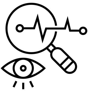 Tahmin çözümlemelerini vektör simgesi