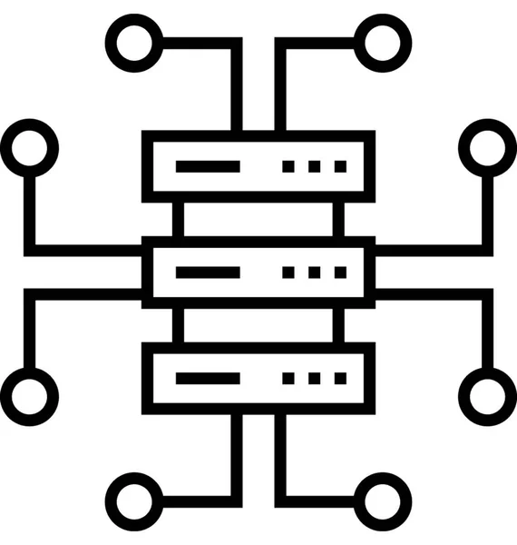 Піктограма Структури Даних Векторна — стоковий вектор