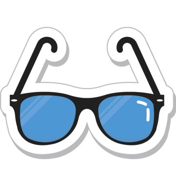 Güneş gözlük vektör simgesi