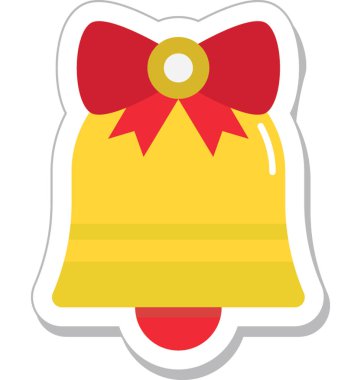 Çan Düz Vektör Simgesi