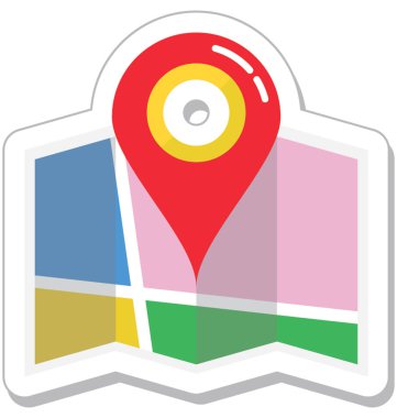 Yer düz vektör simgesi