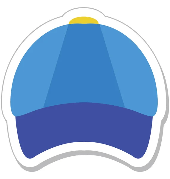 Baseballkappe Vektor Symbol — Stockvektor