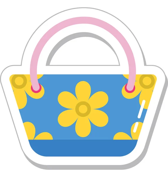 Hand Bag Vector Icon — Stock Vector