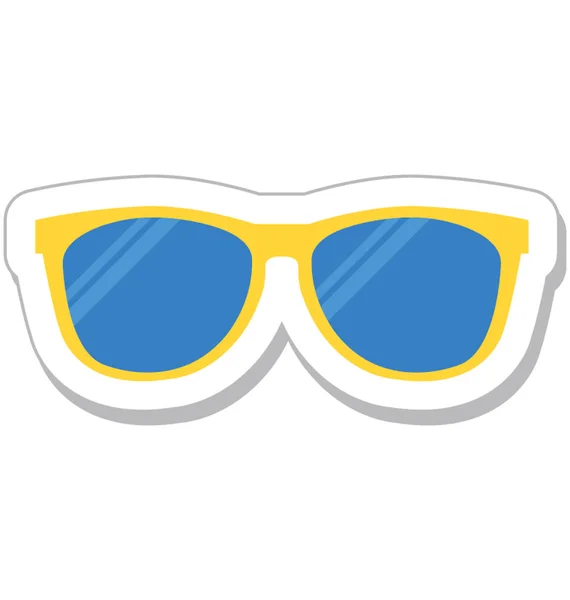 Sluneční Brýle Vektorové Ikony — Stockový vektor
