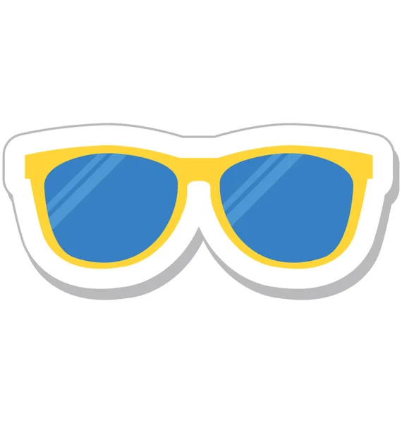 Gafas Vector Icono — Vector de stock