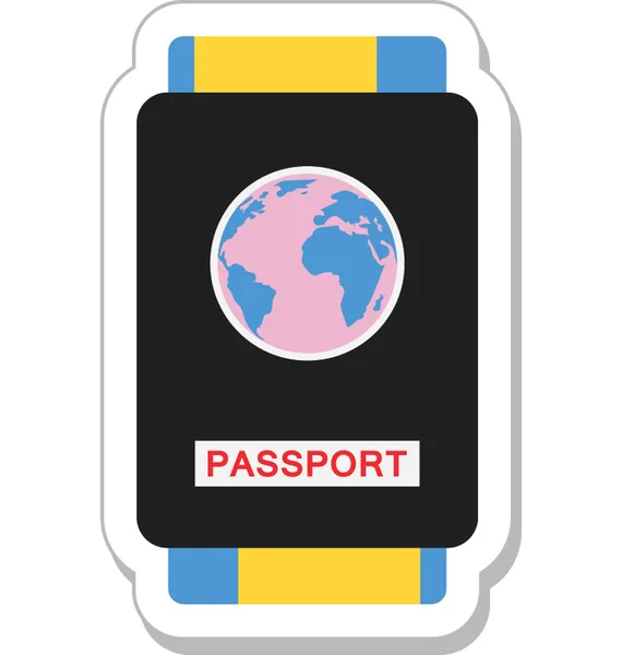 Pass Poort Vector Icon — Stockvector