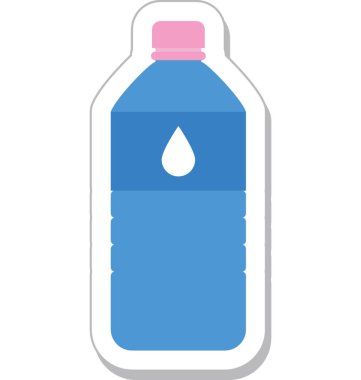 su şişesi vektör simgesi