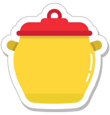 Pişirme Pan vektör simgesi