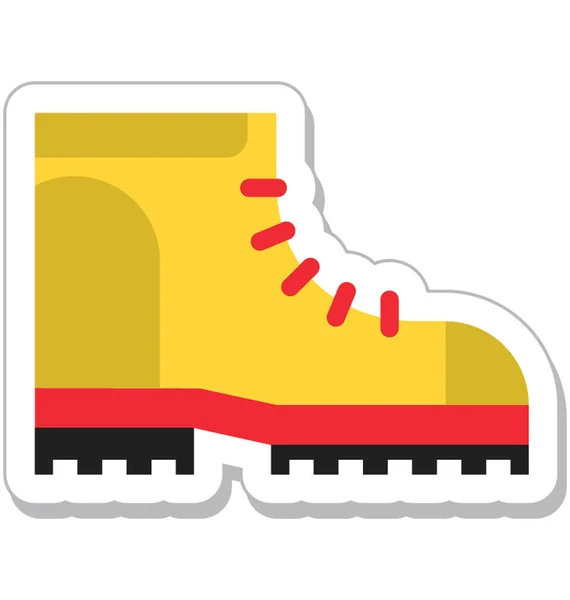 Zapatos Planos Vector Icon — Vector de stock