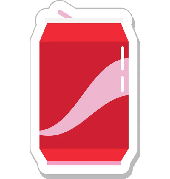 Cola Płaskie Vector Icon — Wektor stockowy