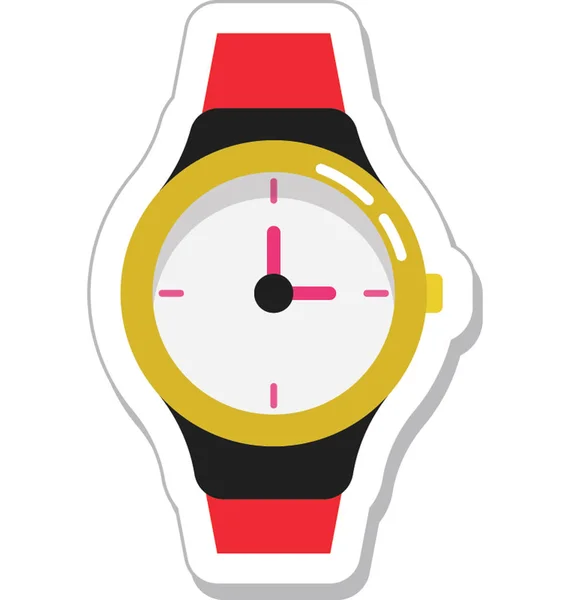 Reloj Pulsera Vector Icono — Archivo Imágenes Vectoriales