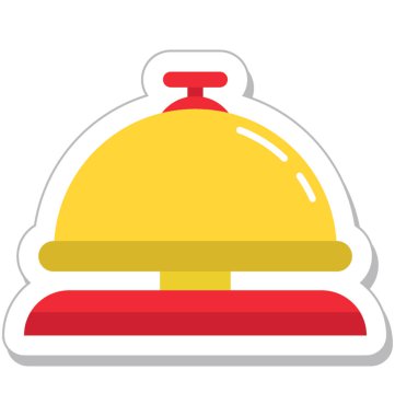 Tabağı düz vektör simgesi